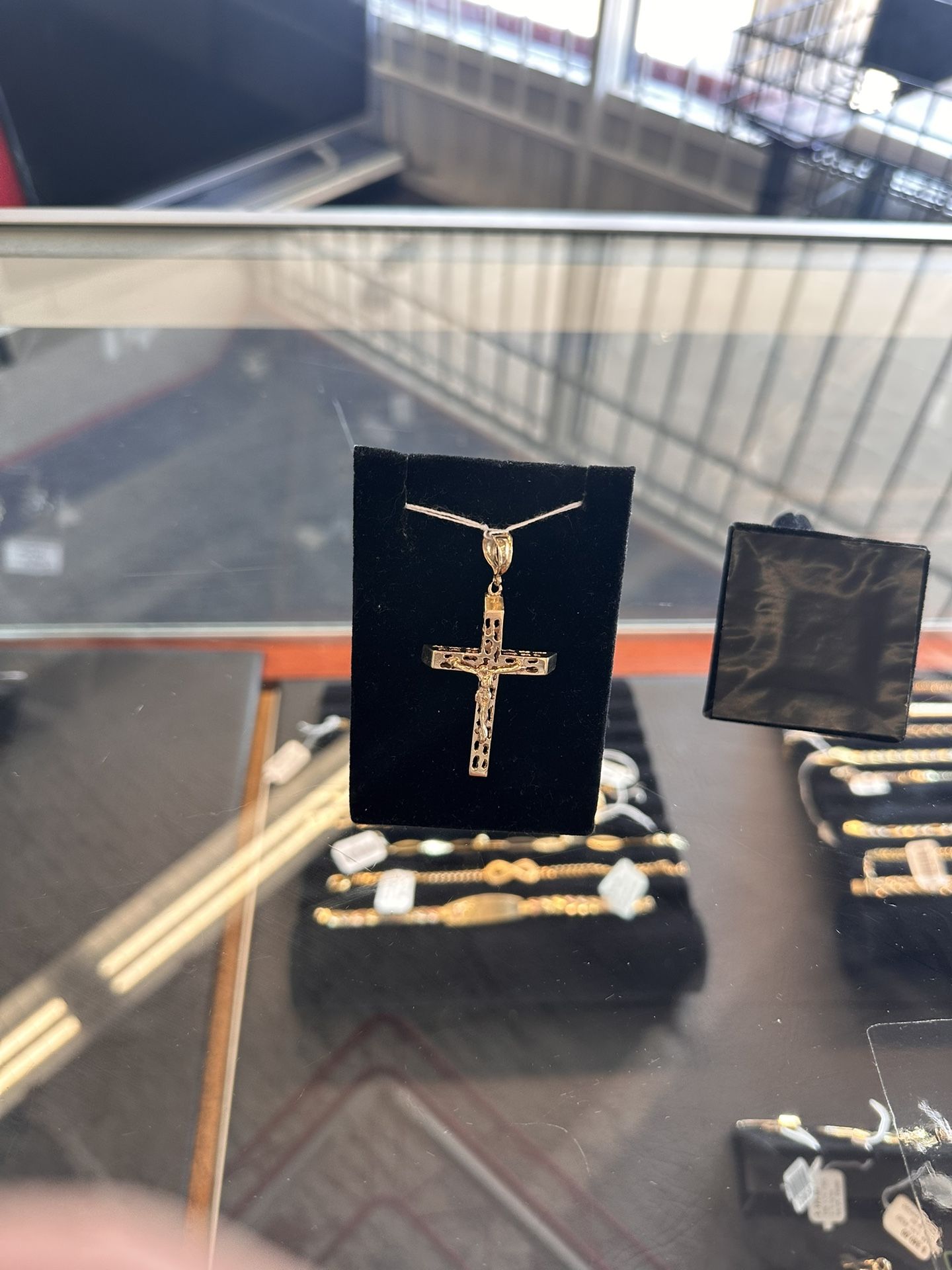Gold Cross Pendant 