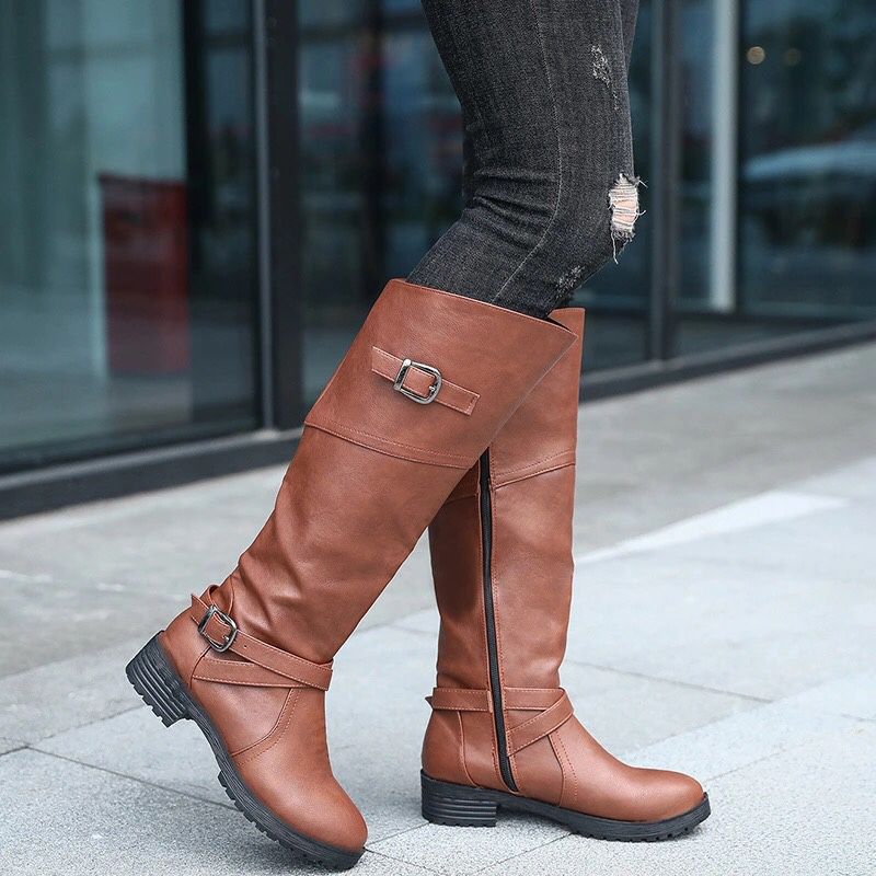 Fall/snow knee high boots for women