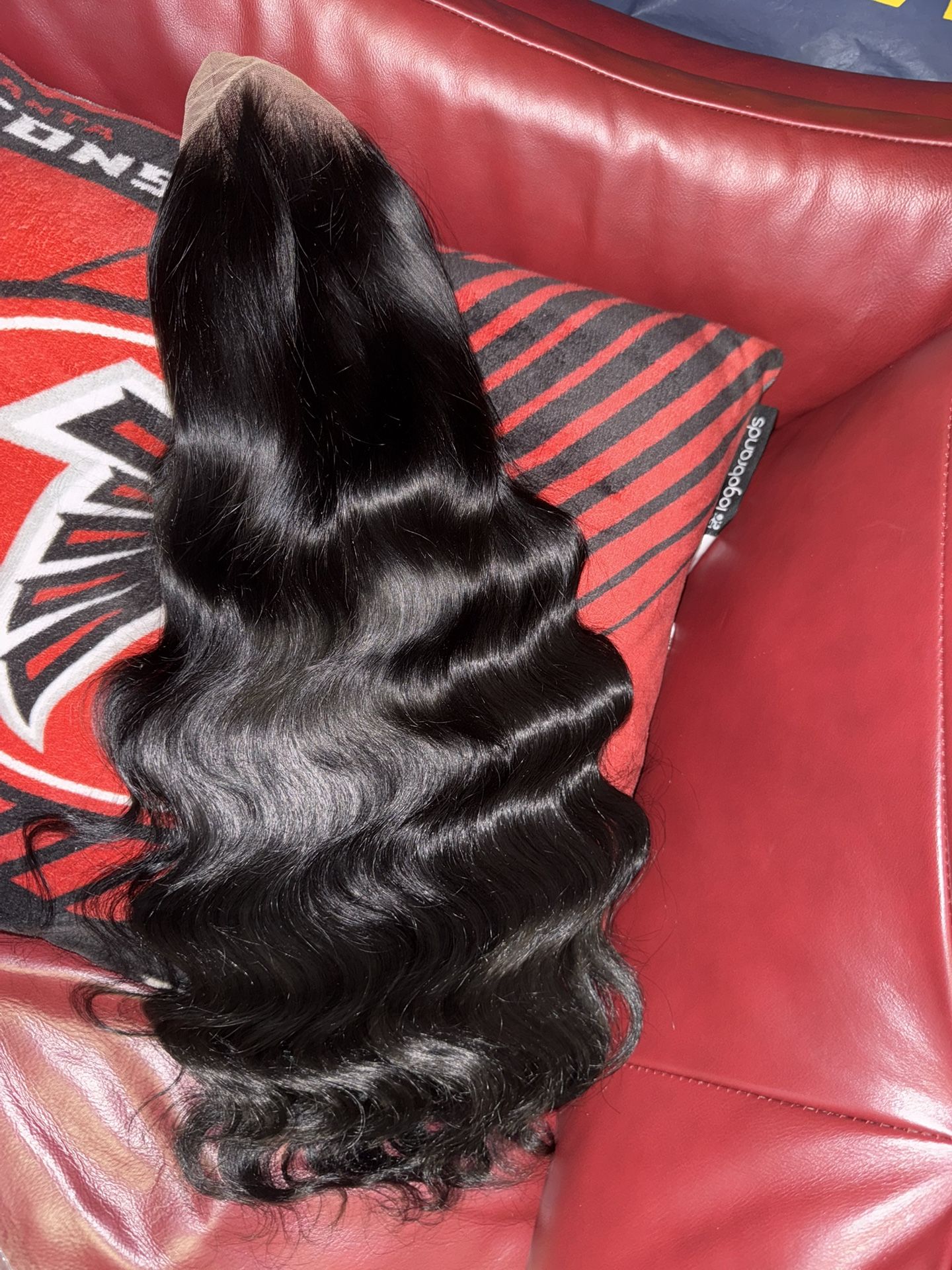 28 Inch 250 Destiny 13 X6 Black Wig 