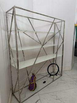 Metal/mirror Shelving