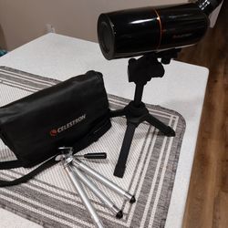 CELESTRON  TELESCOPE With Tripods And Carry Bag! LIKE NEW!!
