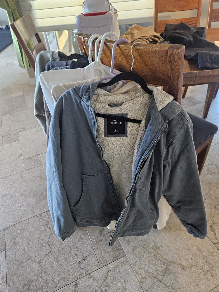 Hollister Sherpa Jacket Coat