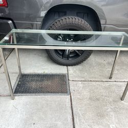 Glass table