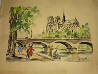 1928 ..Maurice Legendre XX ( Painting )..