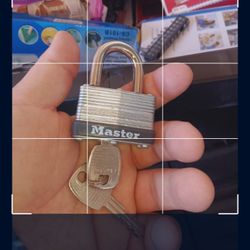 Master Lock With Key