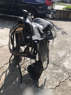 Beautiful parade saddle