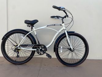 26” Huffy Newport  beach cruiser bike.  7 speed