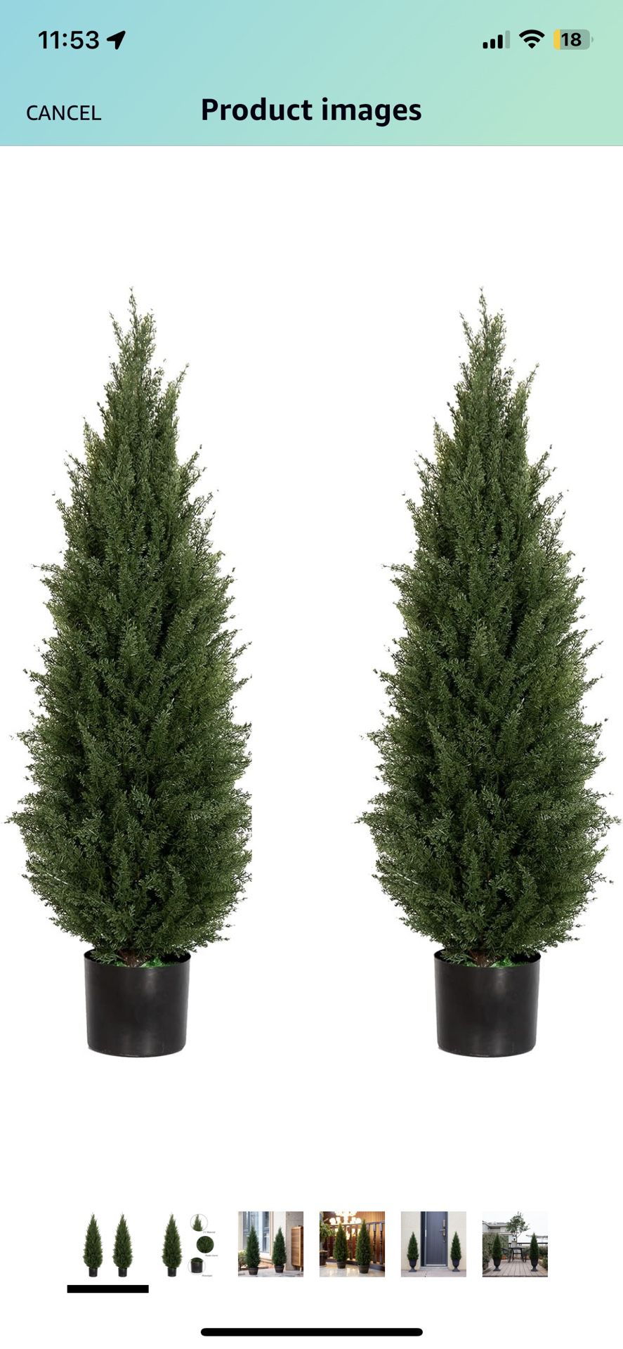 Cedar Topiary Tree Potted Plants UV Resistant Leaves Outdoor Artificial Shrub Home and Office Interior Decoration Outdoor Pruned Trees Artificial Outd