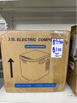 Qeetex 3.5L Electric Kitchen Composter – Smart Odorless Food Waste Recycler