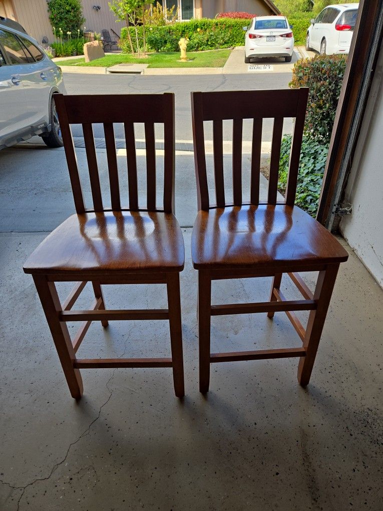 Pair Of Counter Height Bar Stools