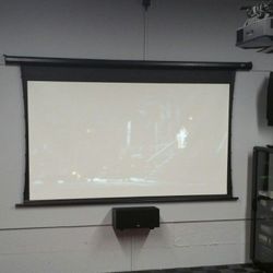 Projector Screen 100" 16:9 4k Tensioned Electric Motorized

