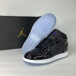 *NEW* (GS) Air Jordan 1 Mid SE 'Space Jam' DV1337-004 Shoes Size 6Y 
