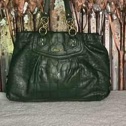 Coach - Authenticated Handbag - Leather Green for Women, Never Worn