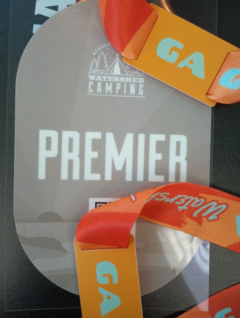 WATERSHED 3-DAY PASS'S W/ PREMIER CAMPING