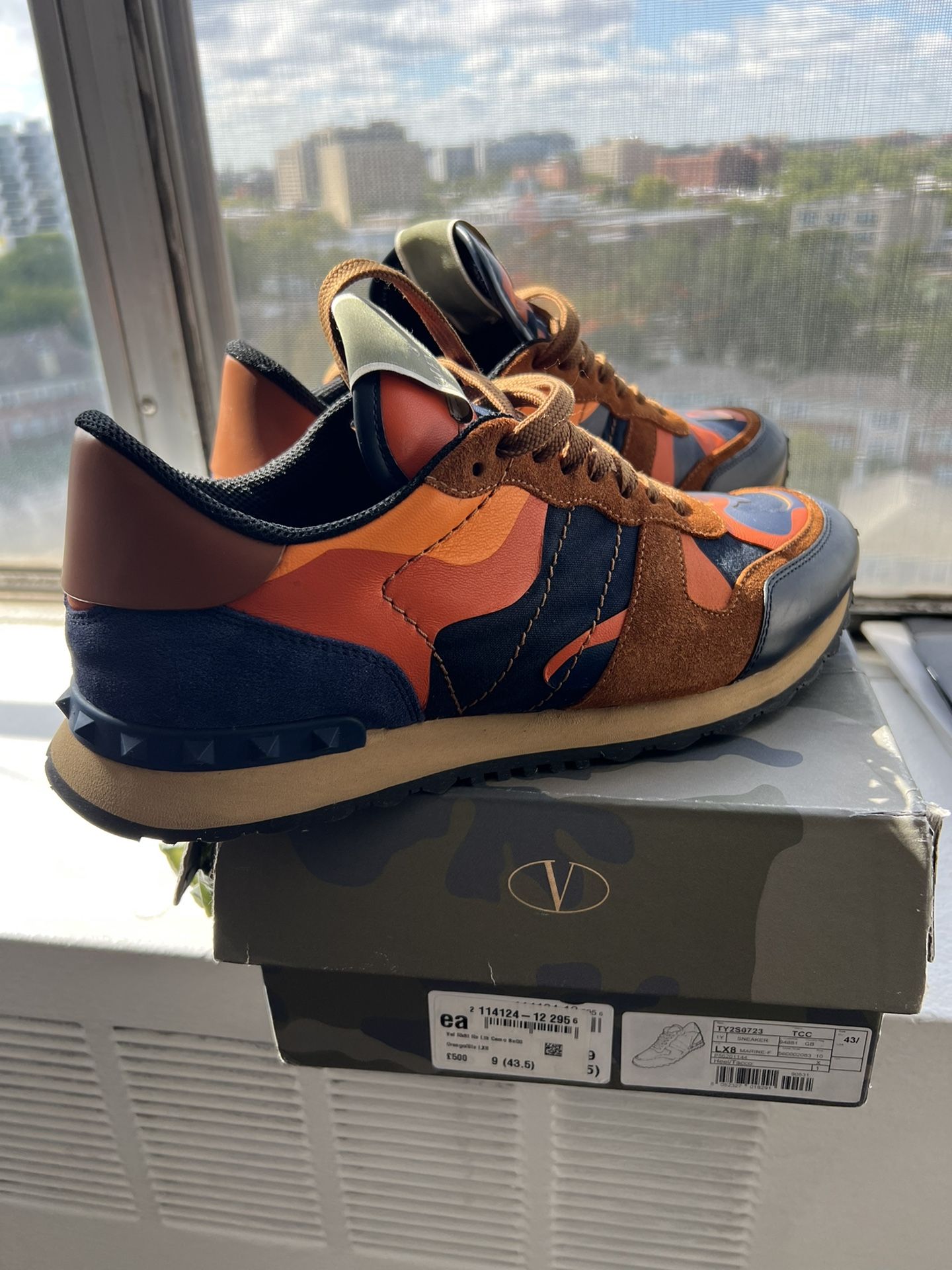 Valentino Rock Valentino Trainers Orange Orange Valentino Garavani