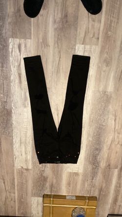 brand new size 31 Black purple jeans with rips