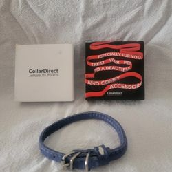 Collar Rolled Leather Dog or Cat