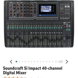 Soundcraft Si Impact Digital Mixer – Excellent Studio Condition + Full Remote Control Setup