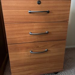 File Cabinet, Great Condition. Wood.