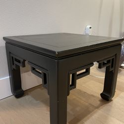 Lane Ming-Style Solid Wood End Or Side Table