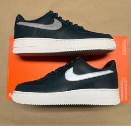Nike Air Force 1 ‘07 Low 3M AF1 Anthracite Silver Men’s size 9 shoes NEW!