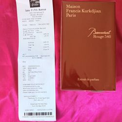 Maison Francis Kurkdjian Baccarat Rouge 540 Extrait de Parfum  70ml 2.4oz