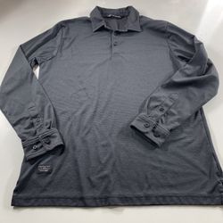 Travis Mathew Mens Long Sleeve Golf Polo Shirt Size Medium