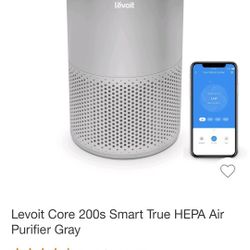 Levoit Core 200s Smart True HEPA Air
Purifier 