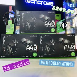 Astro A40 + Mixamp Pro TR Wired Gakong Haedset  -Disigned For Xbox- **Brand New**