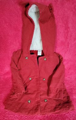 Carter's Brand Red Coat Size 24 M/ 2T