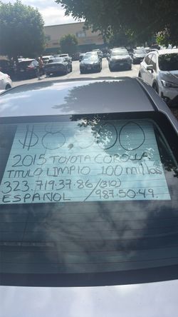 2015 Toyota Corolla