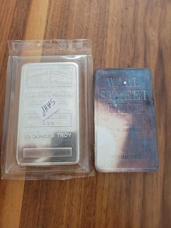 10oz Silver bars