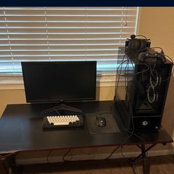 CyberPower Gaming PC w/ Accessories (Monitor, Mouse & Keyboard, Headset & PS5 Controller) Willing To Throw In Desk
