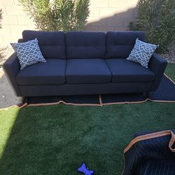 BRAND NEW DARK GREY 3 SEAT SOFA