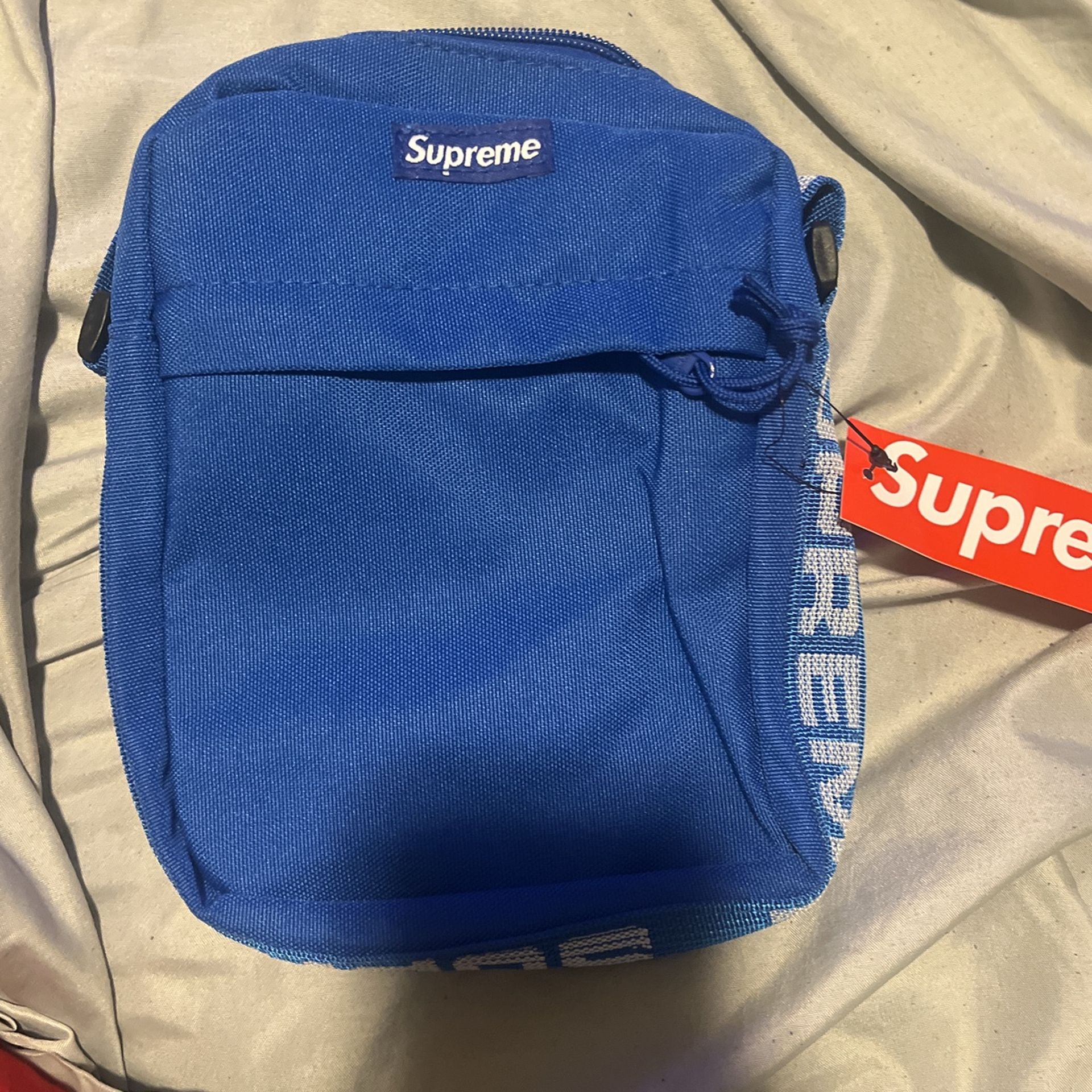 Blue Supreme Tote Bag