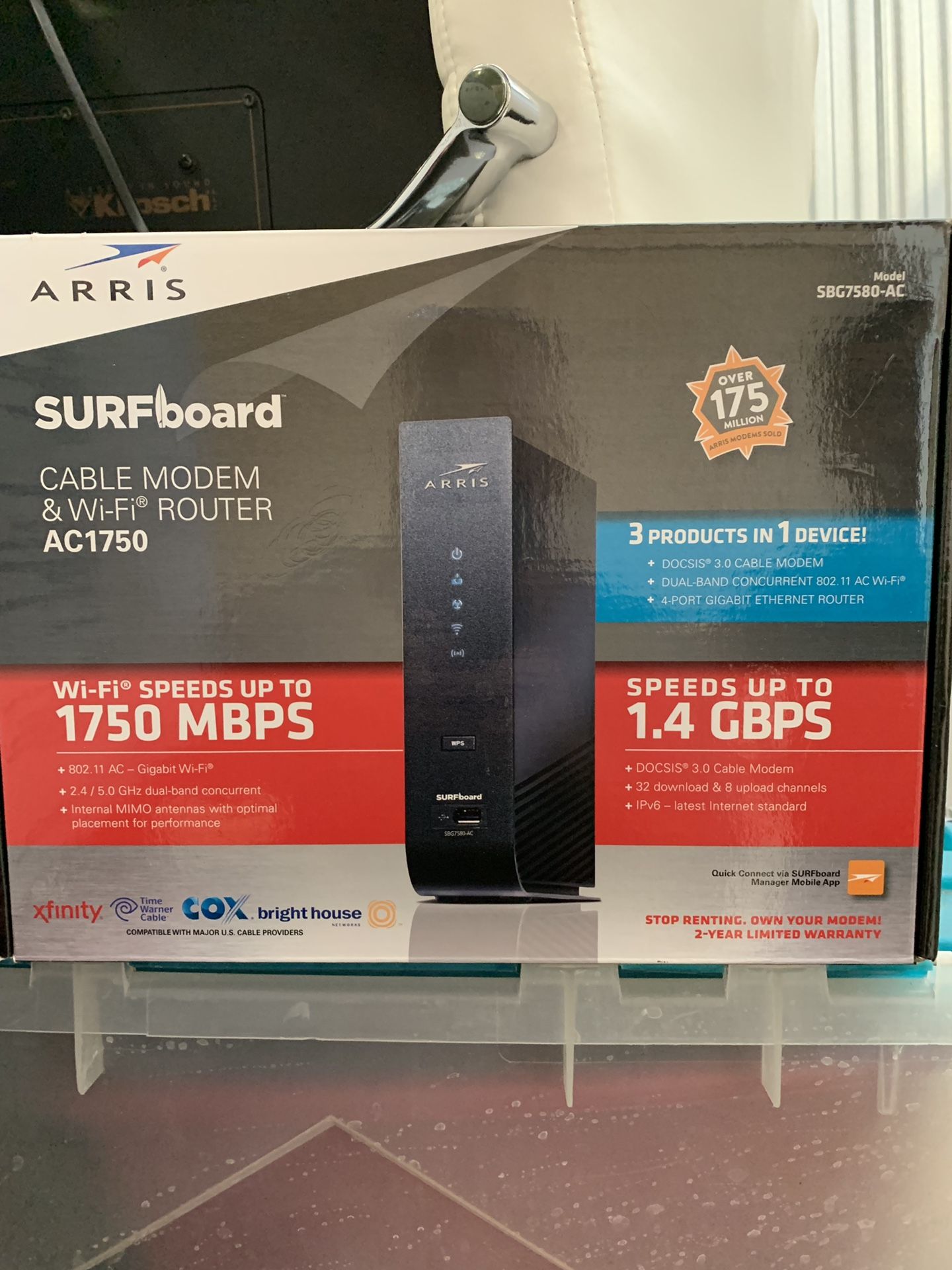 Arris Surfboard AC1750 Modem and Router