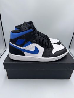 🔥 Air Jordan 1 Mid “White Black Racer Blue”  📏 Size 11