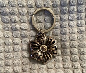 VINTAGE BRIGHTON FLOWER KEYCHAIN FOB