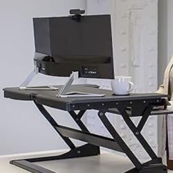 Ergotron sit stand desk riser