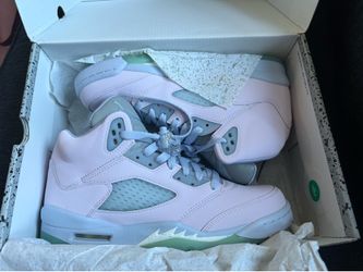 Nike Air Jordan 5 Retro Regal Pink “Easter” High Top Sneakers Shoes Size 7Y  *PLEASE READ DESCRIPTION*