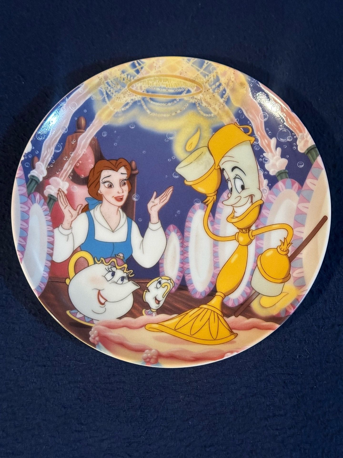 Vintage 1993 Disney’s Beauty and the Beast "Be Our Guest" Collector Plate