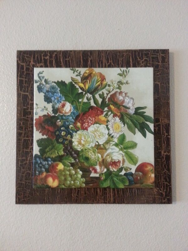 Picture in decoupage technique