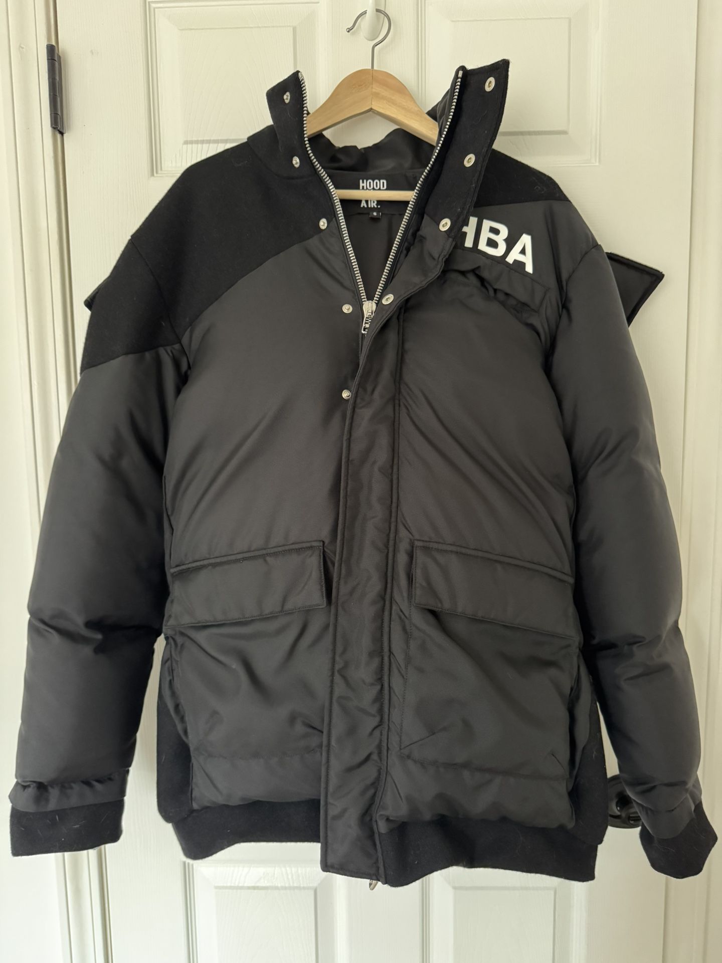(NWOT) Hood By Air HBA black puffer jacket