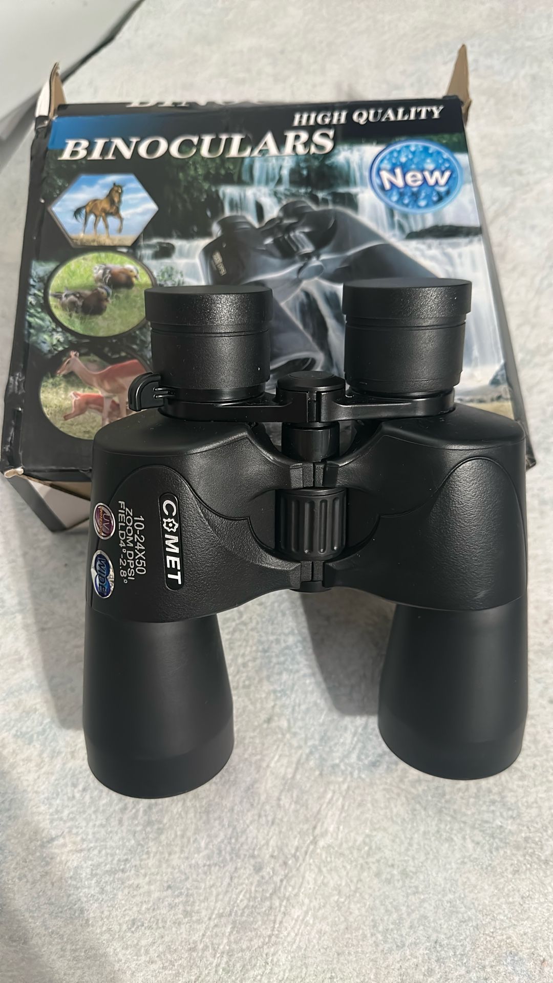 High Resolution Binoculars 10-24x50