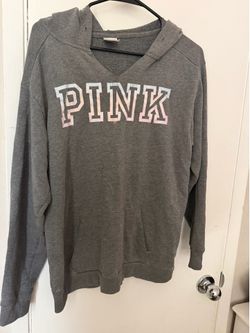 Victoria’s Secret PINK Gray Lightweight Hoodie
