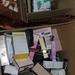 Whole bunch of makeup and skin care or shampoo from big brands brand new