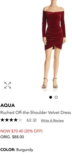 Aqua wine dress