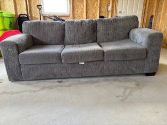Gray 3-Seat Sofa - $75 OBO