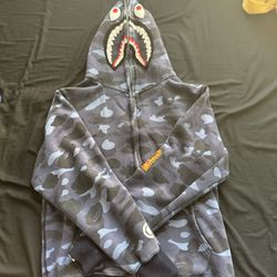BAPE Color Camo PONR Shark Full Zip Hoodie