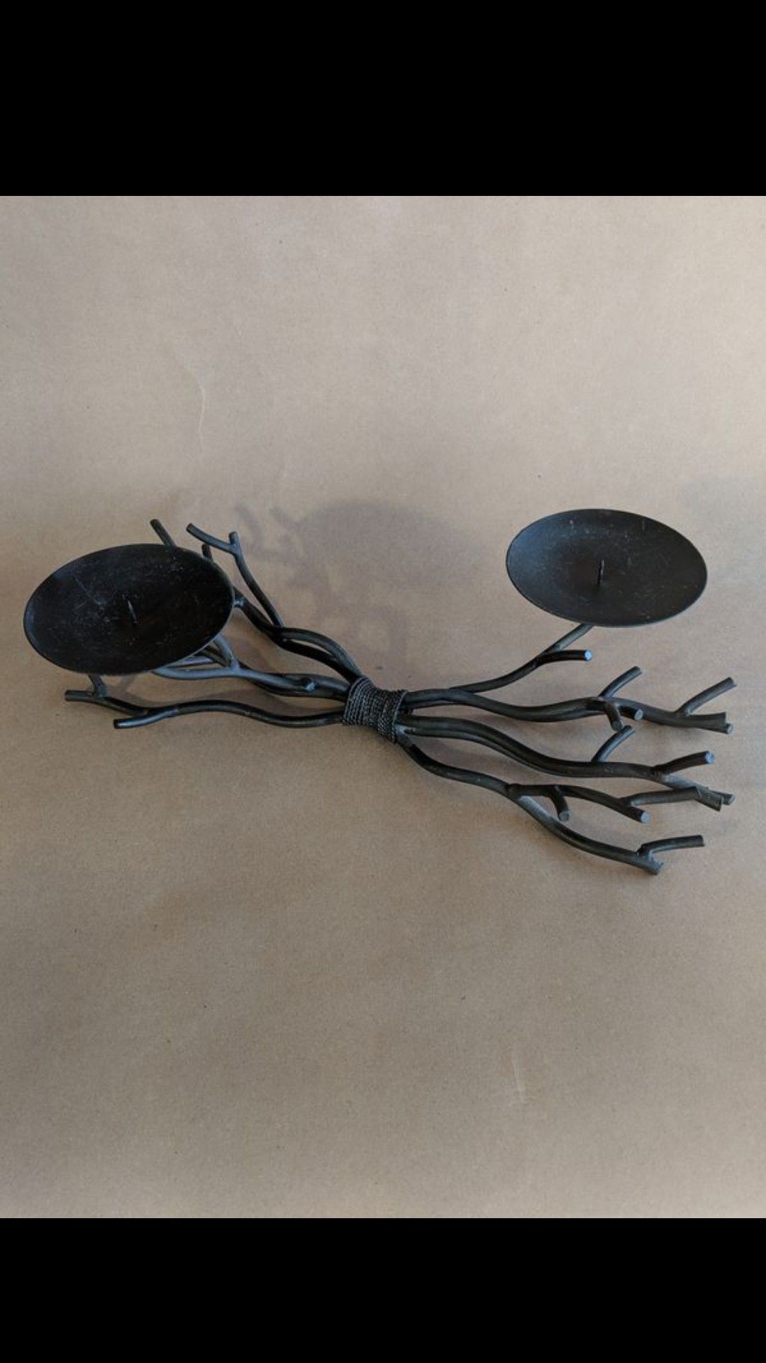 Candle holder - iron/steel